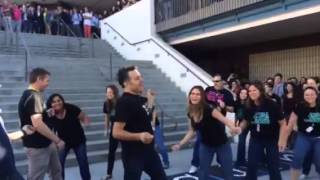 Schs teacher flash mob