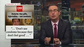 Last Week Tonight With John Oliver - Duterte kiss