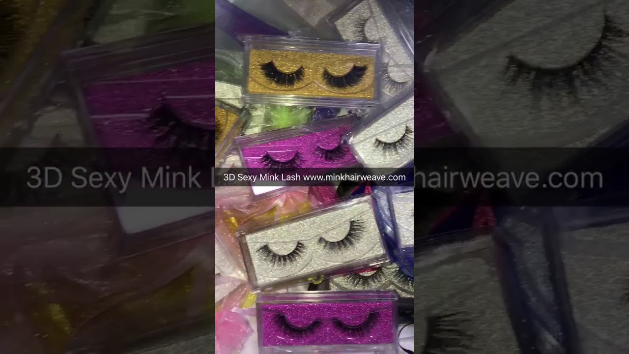 Mink Hair Weave Company, Wholesale Mink 3D Lash! Drop Ship!