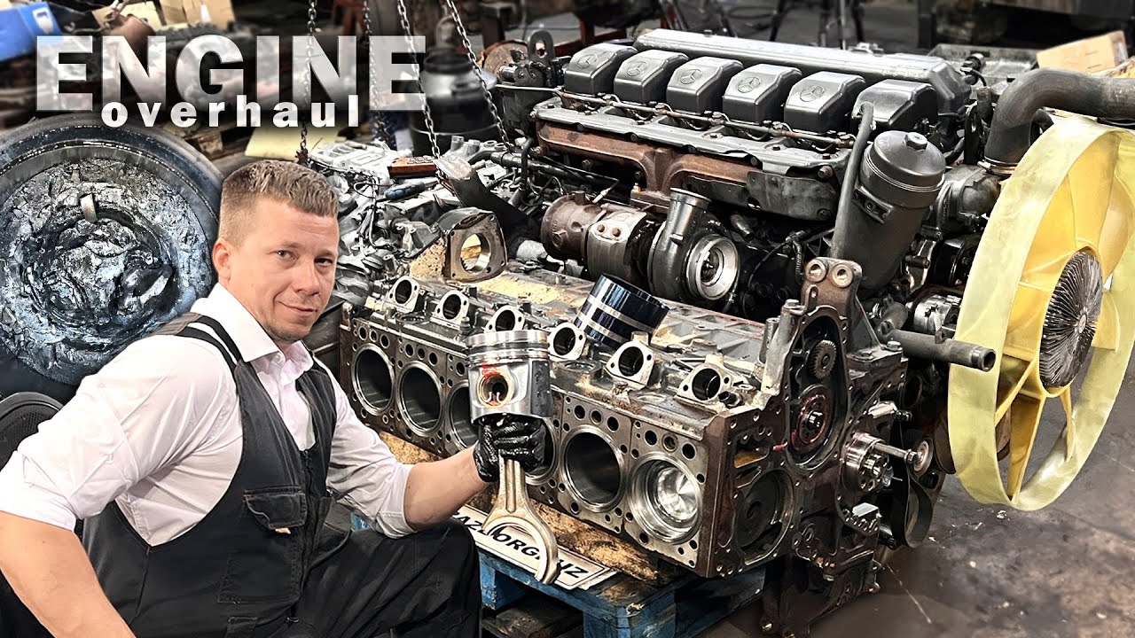 ПОЛНАЯ СБОРКА И ЗАПУСК ДВИГАТЕЛЯ. ОТ НАЧАЛА ДО КОНЦА. MERCEDES AXOR OM457