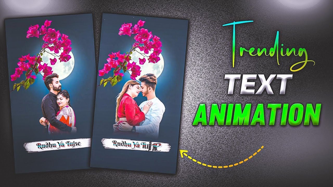 🔥4K+ Full screen Trending Text Animation Video editing Alight Motion ...