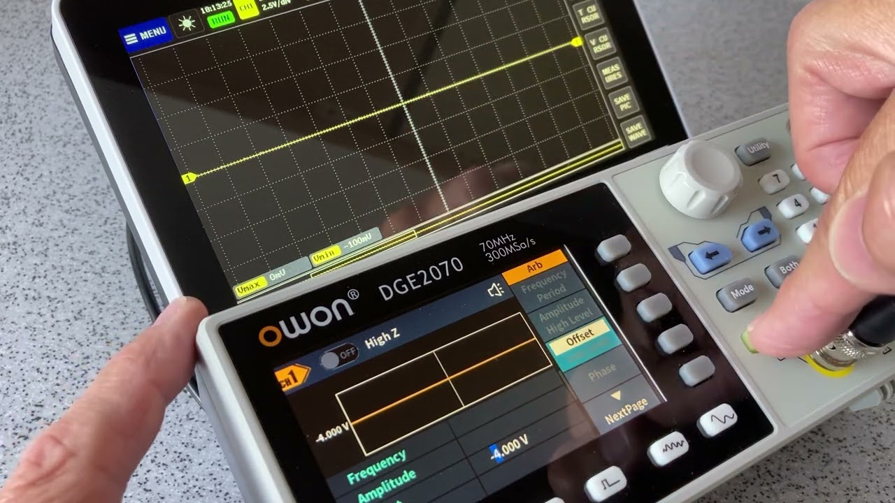1013D FNIRSI Oscilloscope for DC Voltage ( + & - ) Measurement  Instead of a Traditional Test Meter