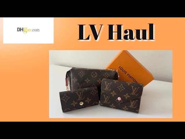 DHgate Haul! Louis Vuitton Style LV Wallet Car Key Fobs Keychain
