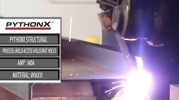 PythonX Weld Access Holes   Rat Holes