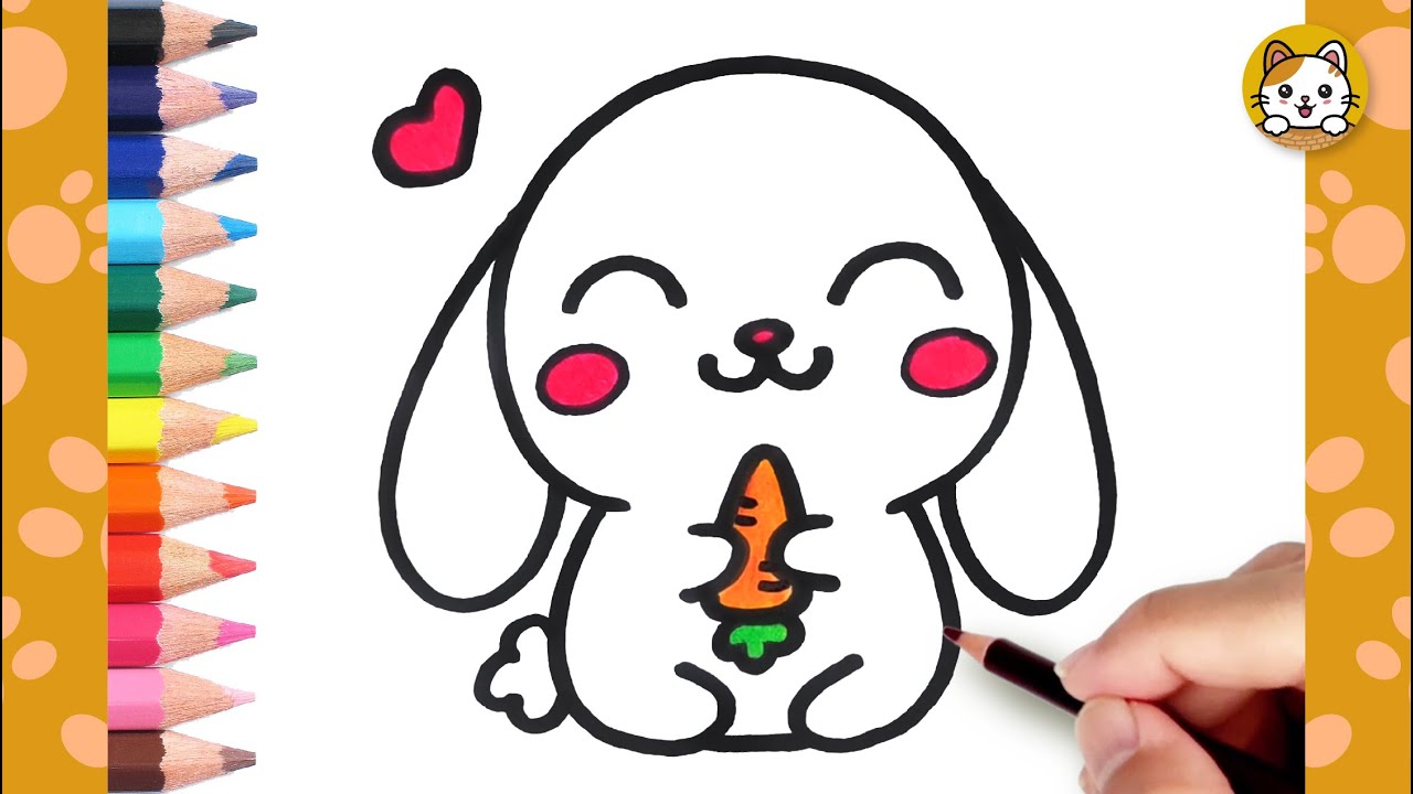 Learn How to Draw a Cute drawing cute rabbit with This Tutorial