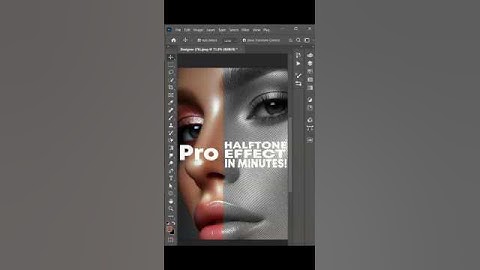 Photoshop Tutorial: Create a Pro Halftone Effect in Minutes  #halftone  #effect