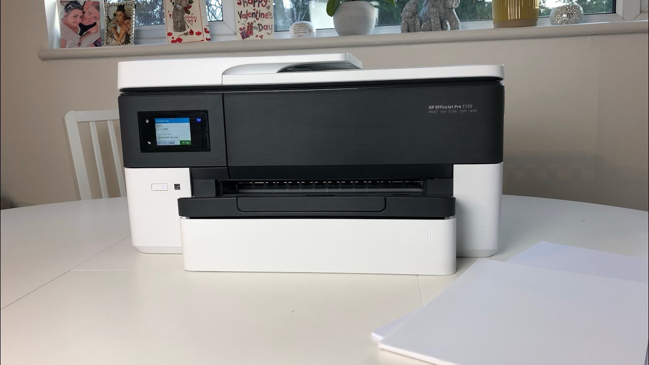 HP OfficeJet Pro 7720 Wide Format All-in-One Printer series Setup