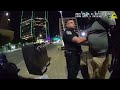 Officer demands motorcycle keys on bodycam turning a warning into handcuffs.