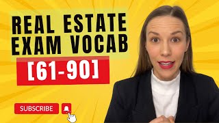 Must Know Real Estate Exam Terms (6190) (2024)