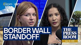 Border wall standoff in the San Rafael Valley, plus Arizonas economic outlook | The Press Room
A standoff in the San Rafael Valley: How opposing sides are responding to a new challenge at the border. Plus, we take a look at Southern Arizonas economic forecast, and the external factors affecting jobs, affordability and more. And as we close out Pride month 2026, what challenges are organizations within the community facing in the future?
PANEL:
Hannah Cree, Arizona Daily Star
Susan Barnett, independent journalist
Paul Ingram, Tucson Sentinel
WE WANT TO HEAR FROM YOU!
Have a question or comment about what you heard on the show? Is there a topic youd like to see discussed by our panel in a future episode? Leave a comment below.
To read many of the news stories discussed today, visit news.azpm.org, or support our show at azpm.org/pressroom. Border wall standoff in the San Rafael Valley, plus Arizonas economic outlook | The Press Room