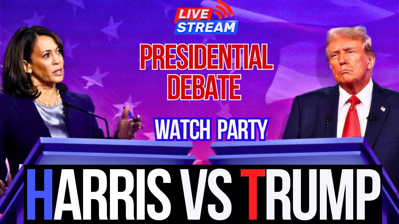 WATCH PARTY: Presidential Debate: Harris & Trump Showdown - YouTube