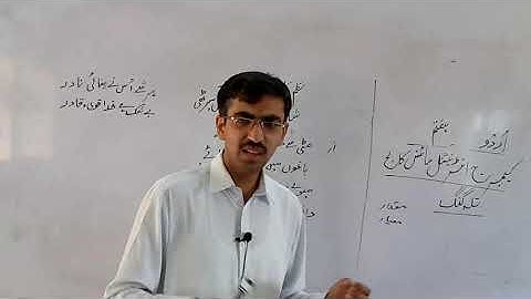 Lecture 3 , Class 6th , Urdu , Hamd