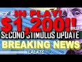 FINALLY! SECOND STIMULUS CHECK $1200 - $2000, NEW BILL VOTE !! | Second Stimulus Package GREAT NEWS!