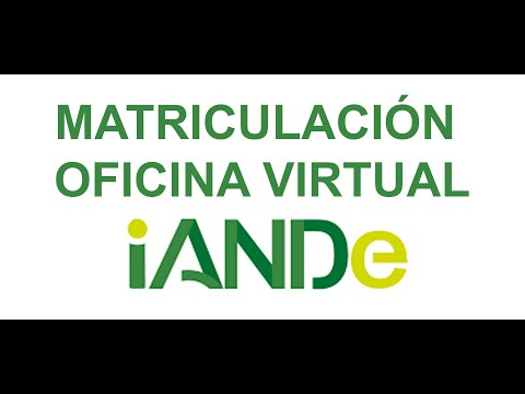 Acceso a la Secretaría Virtual con iANDe - YouTube
