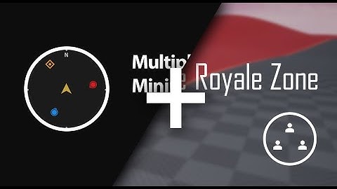 UE5 / UE4 Multiplayer Advanced Minimap System - Battleroyale Zone Integration
