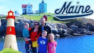 MAINE Lighthouses Family Vacation + Fortune Teller Arcade Machine