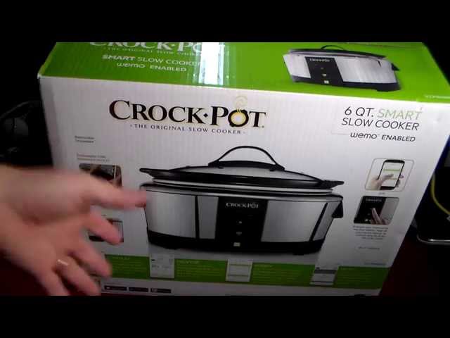 Crock-Pot 6-quart Smart Slow Cooker with WeMo (Wi-Fi Enabled