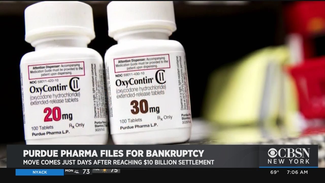 Oxycontin Maker Purdue Pharma Declares Bankruptcy After Opioid Crisis Settlement