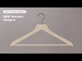 The container store exclusive wooden hangers