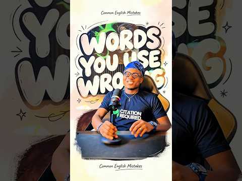 Words you have been using wrong your whole life. Jealousy vs Envy. Empathy vs Sympathy. And more.