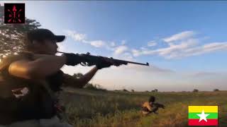Myanmar Junta Conflict Combat Footage 3