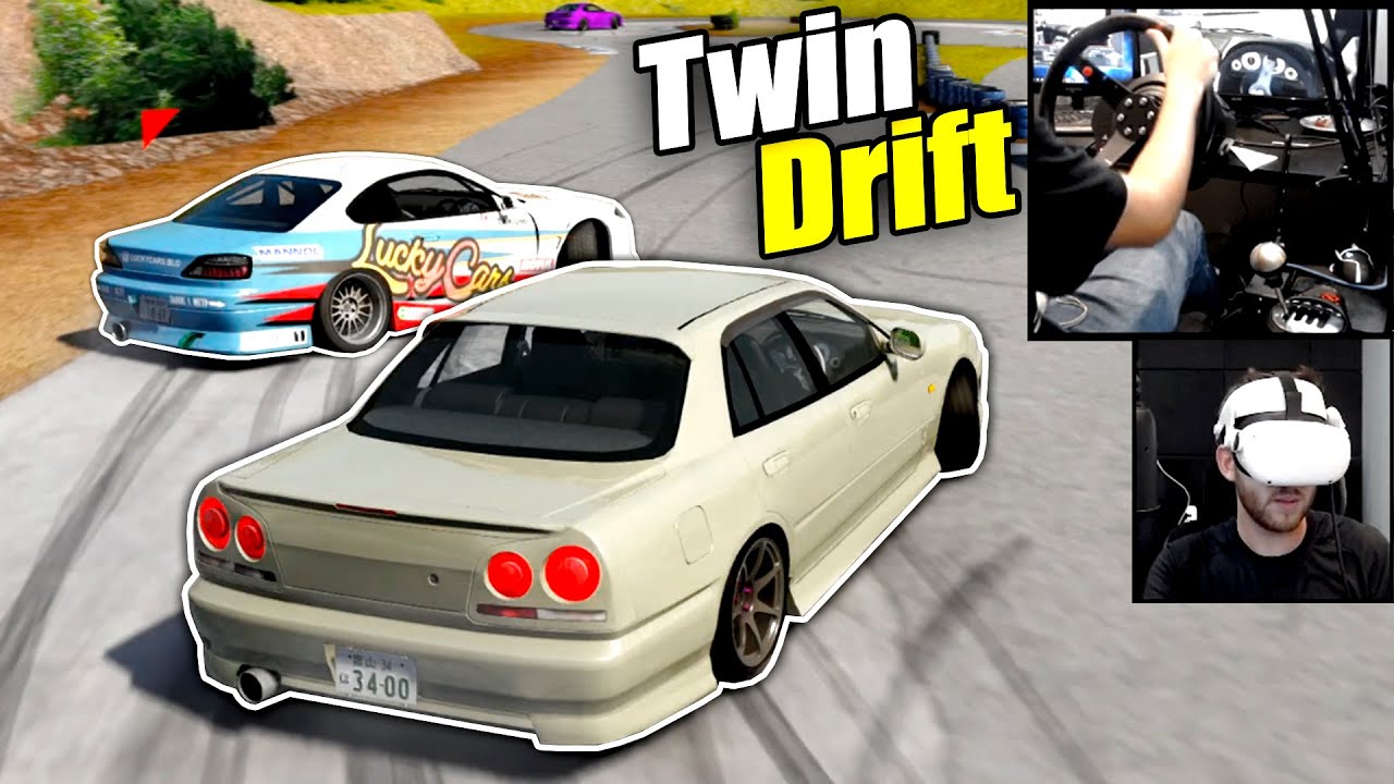 Assetto Corsa - Drift de Skyline R34 4 portas (T300 mod & Oculus Quest ...