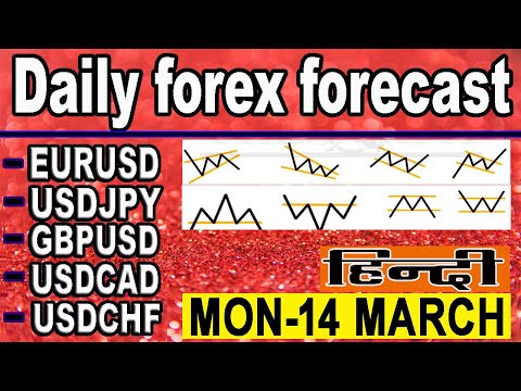 ( 14 MARCH) daily forex forecast | EURUSD | USDJPY | GPBUSD | USDCAD | USDCHF |  Hindi #FOREX