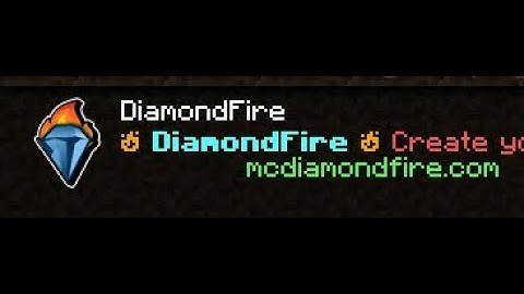 Start Off with Diamond Fire CODE IN MINECRAFT