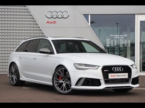 Nk67Wwe - Audi A6 Rs6 Plus Avant Tfsi Quattro White 2017 - Youtube