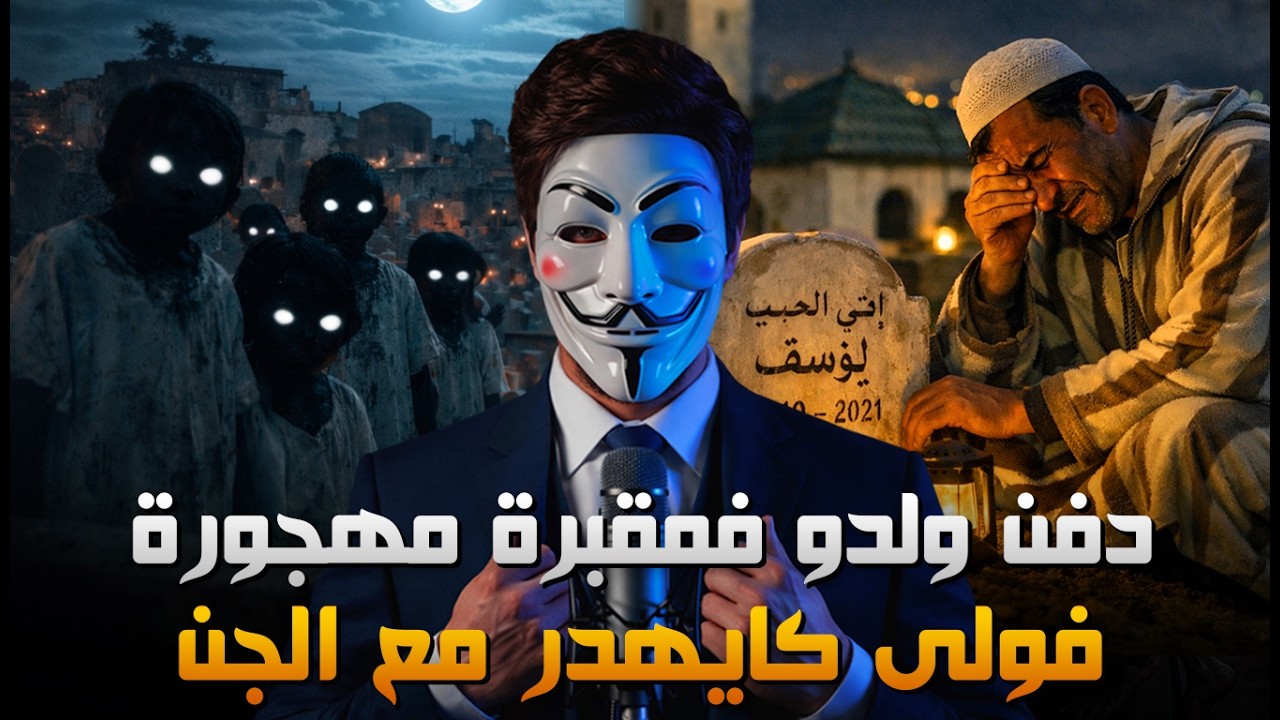 عمي دفن ولدو فمقبرة مهجورة وكل ليلة كيمشي يزورو كايهدر مع أطفال الجن