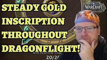 Make Steady Gold THROUGHOUT Dragonflight with Inscription Draconic Treatises! World of Warcraft
