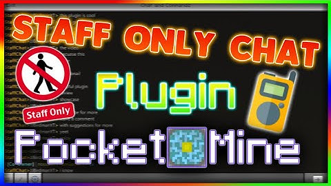 StaffChat Pocketmine Plugin Tutorial + Review! |