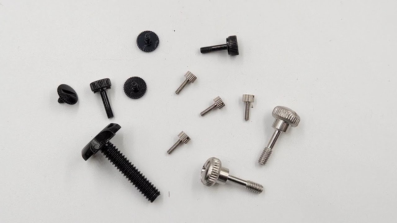 knurled screw
