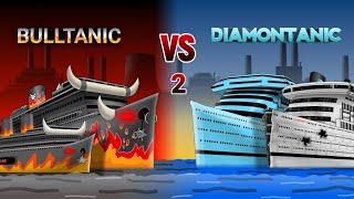 DIAMONTANIC vs BULLTANIC 🛳⚓️💎 Part (2) FlipaClip