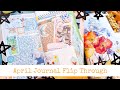 Chatty completed junk journal flip through part 1