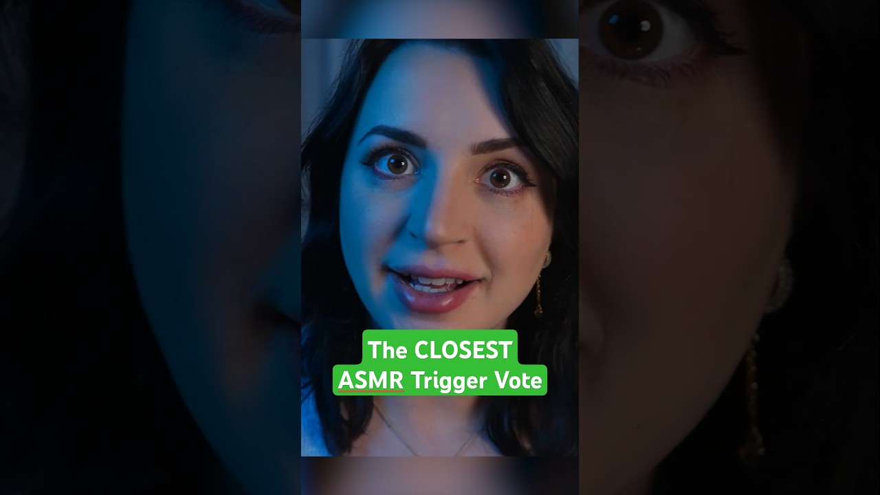 The CLOSEST ASMR Trigger Vote! #asmr #shorts