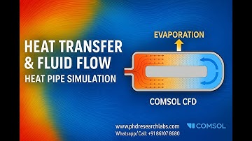 Heat Transfer & Fluid Flow Simulation of Heat Pipe #COMSOL #CFD