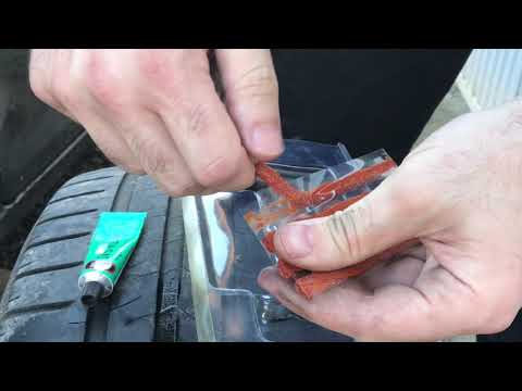 Cómo reparar pinchazo coche moto Quad sin desmontar neumático Kit repara pinchazos urgencia