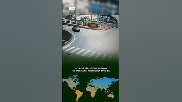 Xe tải vỡ đầu vì tông ô tô con,  cư dân mạng  tranh luận đúng sai #shorts