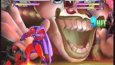 MvC2: Magneto + Storm (proj) 100% Sequence