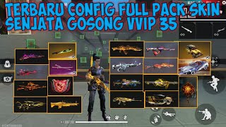 KALIAN WAJIB PUNYA!! DATA CONFIG FULL SKIN SENJATA GOSONG FREE FIRE TERBARU