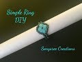 Simple DIY Ring 💍 _ Day 3 of 5 Day Marathon of ring 💍