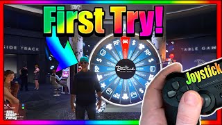Win The NEW  Podium Car Easy EVERY TIME- JOYSTICK CAM & TIMER | GTA 5 ONLINE Lucky Wheel GUIDE