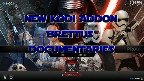 New YouTube Addon Brettus Documentaries For  Kodi , SMC  , Spmc  Jarvis 2016