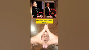 Ronaldo & Elon musk also know this Uttarabodhi mudra 🫣 #shorts #yoga #mudra