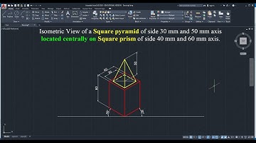 Isometric View of a composite solid -1