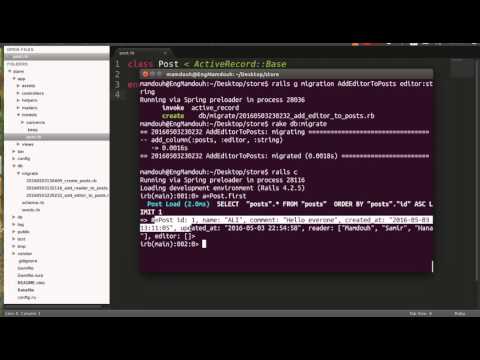 Rails Migration #16-2 | Adding Column Type Arry In Postgres Table