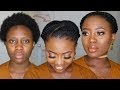 Everyday Hairstyle | 2 Easy Flat Twist Tutorial on Short 4C Natural Hair (Beginner Friendly)! how-to