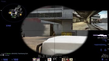 Double kill with awp in Cache