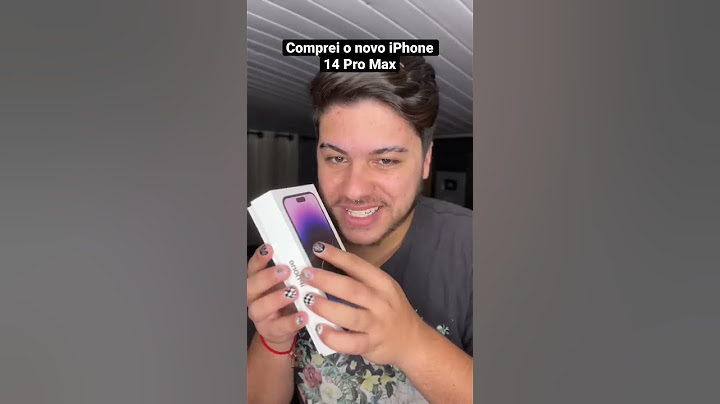 COMPREI O NOVO IPHONE 14 PRO MAX
